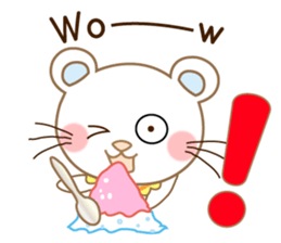 Panda cat, Pan'nya hot day and summer sticker #12781838