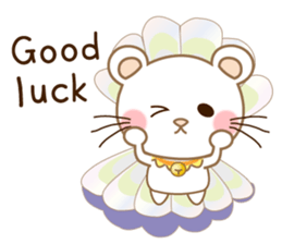 Panda cat, Pan'nya hot day and summer sticker #12781844