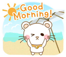 Panda cat, Pan'nya hot day and summer sticker #12781846