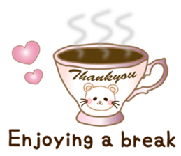 Panda cat, Pan'nya hot day and summer sticker #12781849