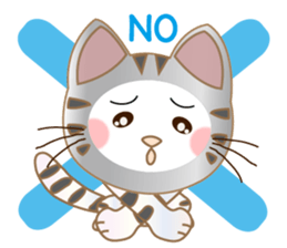 Panda cat, Pan'nya hot day and summer sticker #12781853