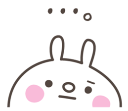 MIKI's basic pack,cute rabbit sticker #12781933