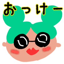 nicoco smile 5 sticker #12782176