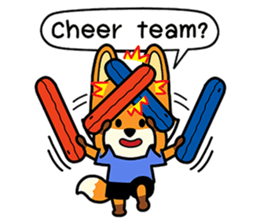 Fox Cheer Football sticker #12782625