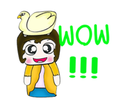 Hi! My name is SATORU.^_^ sticker #12782871