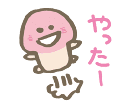 Mr. mushroom. sticker #12782986