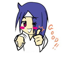 Ghost girl Rei-chan sticker #12783015