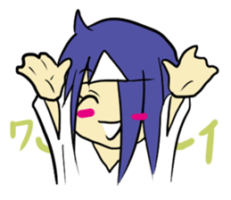 Ghost girl Rei-chan sticker #12783016