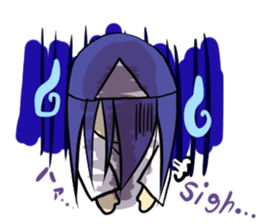 Ghost girl Rei-chan sticker #12783017