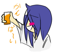 Ghost girl Rei-chan sticker #12783020