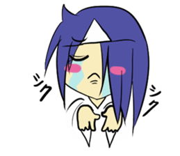 Ghost girl Rei-chan sticker #12783021