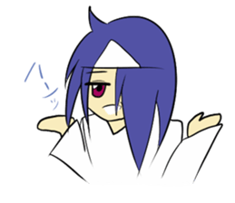 Ghost girl Rei-chan sticker #12783023