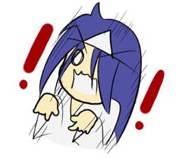 Ghost girl Rei-chan sticker #12783025