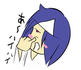 Ghost girl Rei-chan sticker #12783033