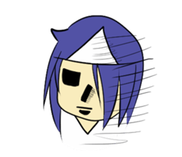 Ghost girl Rei-chan sticker #12783040