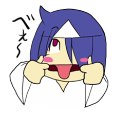 Ghost girl Rei-chan sticker #12783045