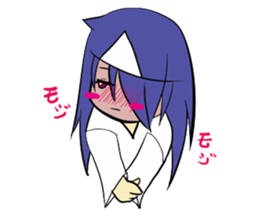 Ghost girl Rei-chan sticker #12783050