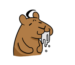 You can do it capybara!! sticker #12783099