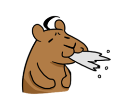 You can do it capybara!! sticker #12783100