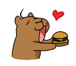 You can do it capybara!! sticker #12783102