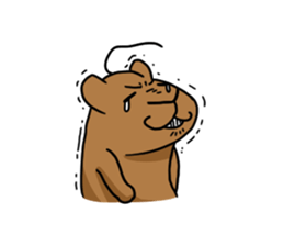 You can do it capybara!! sticker #12783103