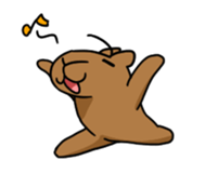 You can do it capybara!! sticker #12783106