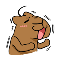 You can do it capybara!! sticker #12783110