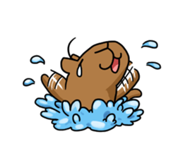 You can do it capybara!! sticker #12783117