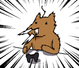 You can do it capybara!! sticker #12783124