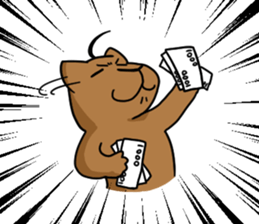 You can do it capybara!! sticker #12783126