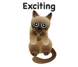 siamese cats sticker #12783416