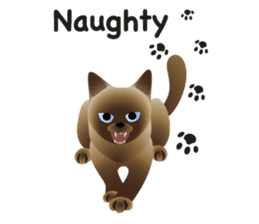 siamese cats sticker #12783430