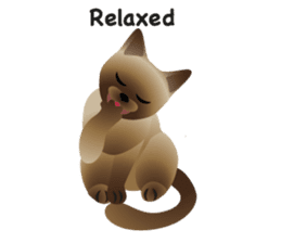 siamese cats sticker #12783432