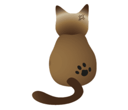 siamese cats sticker #12783436