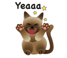 siamese cats sticker #12783444