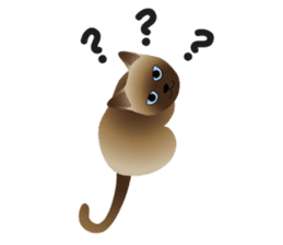 siamese cats sticker #12783447