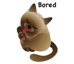 siamese cats sticker #12783450