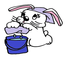 Cute RabiChan sticker #12783544