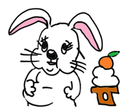 Cute RabiChan sticker #12783556