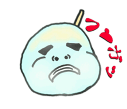 warabimochi sticker sticker #12783826