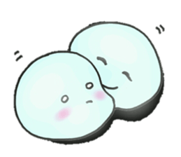 warabimochi sticker sticker #12783833