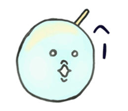 warabimochi sticker sticker #12783838