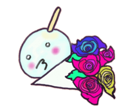 warabimochi sticker sticker #12783840