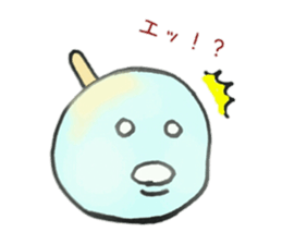warabimochi sticker sticker #12783843