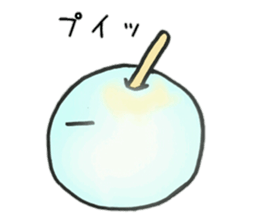 warabimochi sticker sticker #12783844
