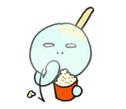 warabimochi sticker sticker #12783845