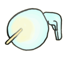 warabimochi sticker sticker #12783847