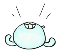 warabimochi sticker sticker #12783848