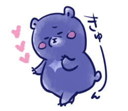 bule blue bear sticker #12783874