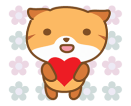 cat fukusaburo02 moving sticker #12784670